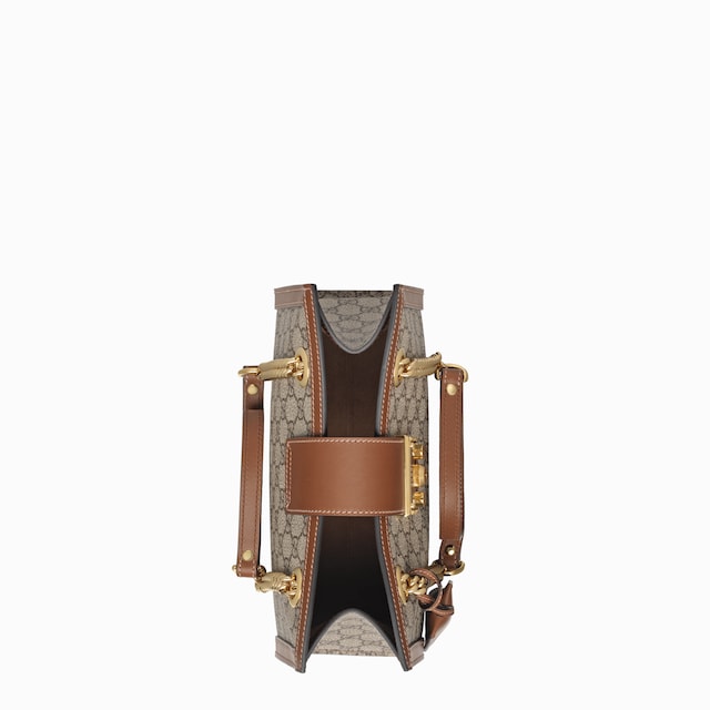 حقيبة اليد الواسعة Padlock متوسطة الحجم