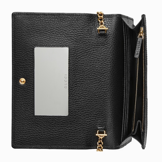 GG Marmont wallet on chain