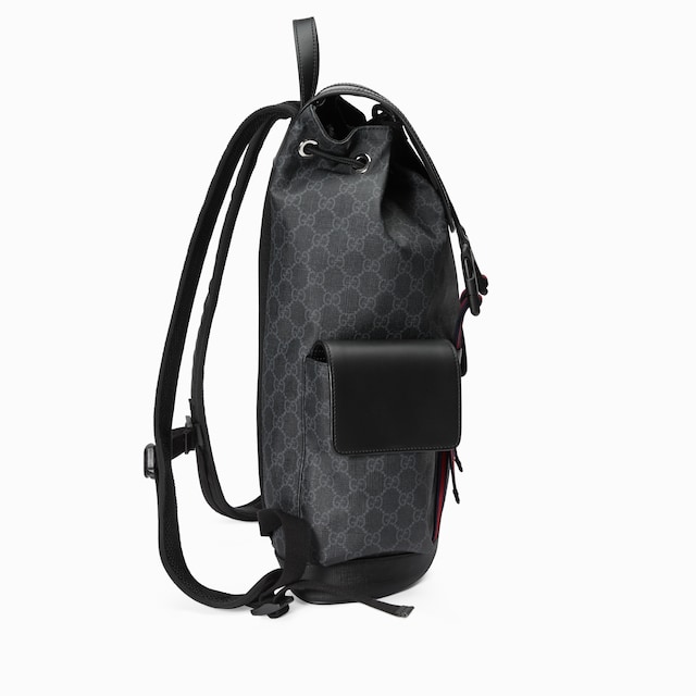 Mochila grande negra con GG