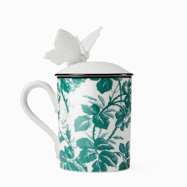 Herbarium butterfly mug