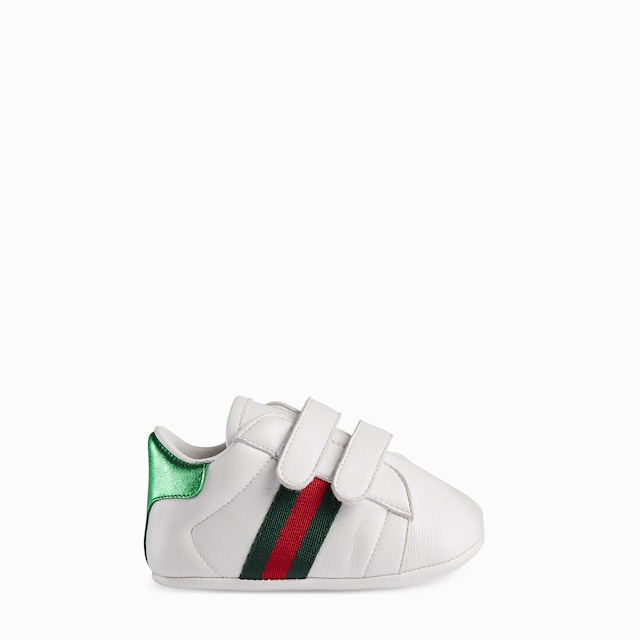 Baby Ace leather trainer
