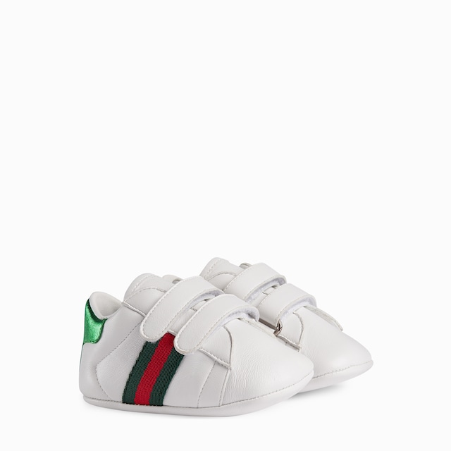 Baby Ace leather trainer