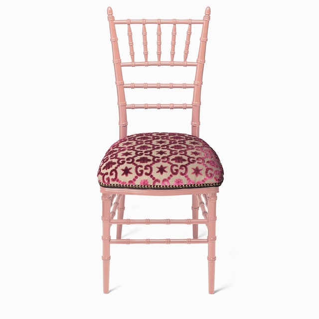 Chiavari chair with GG jacquard