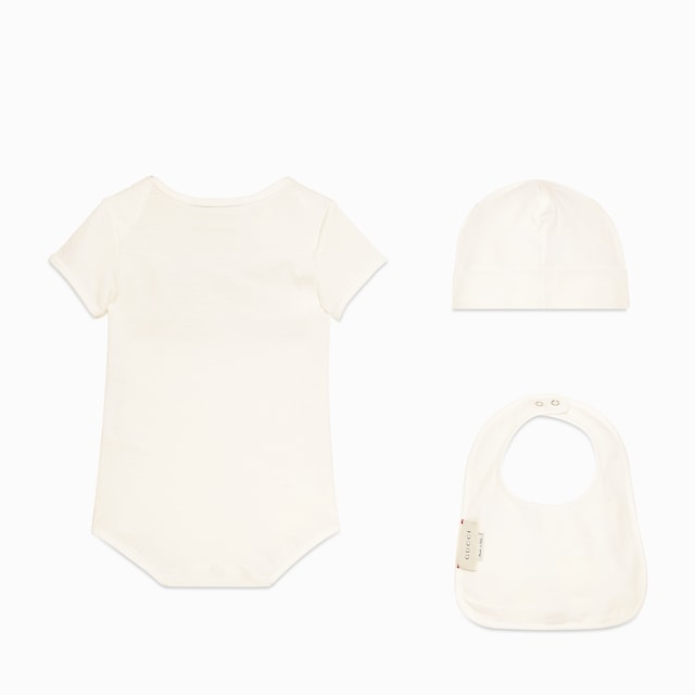 Baby Gucci logo cotton gift set