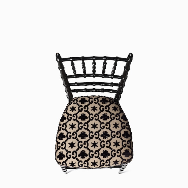 Chiavari chair with GG jacquard