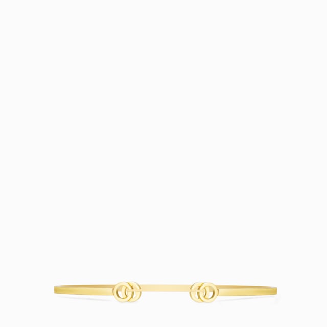 グッチ インターロッキング〕ダイヤモンド ブレスレット18K