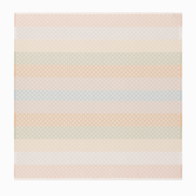 GG jacquard shawl