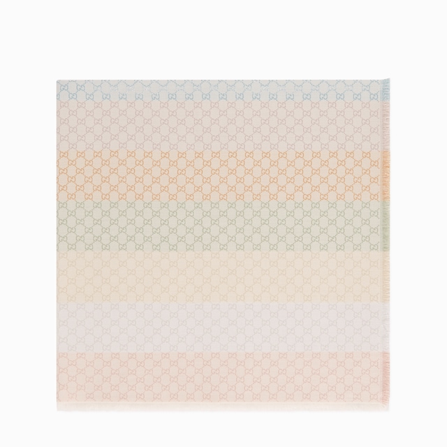 GG jacquard shawl