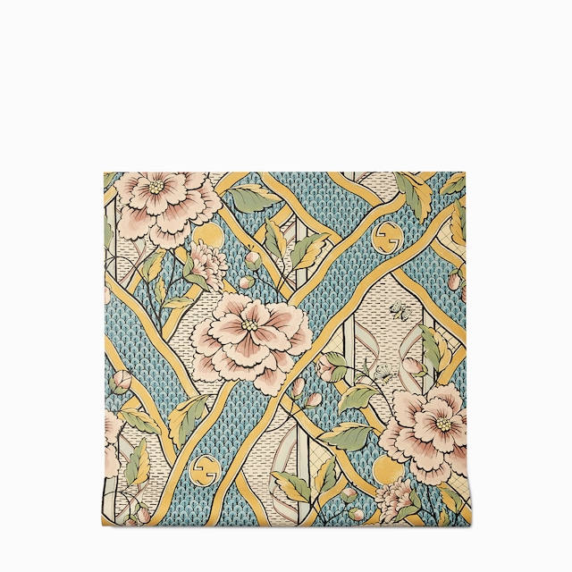 Floral print wallpaper 