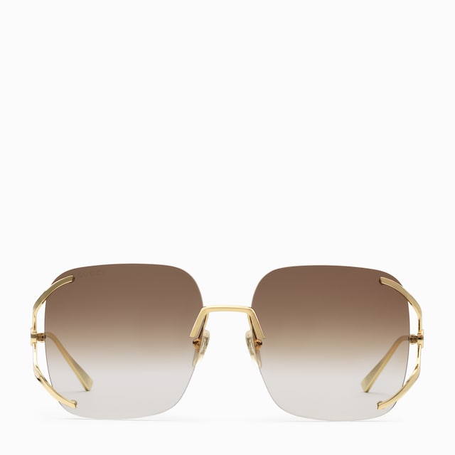 Square metal sunglasses