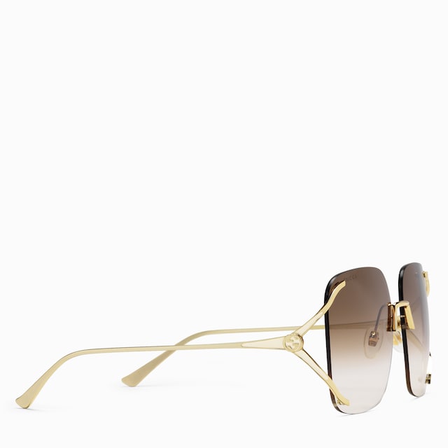 Square metal sunglasses