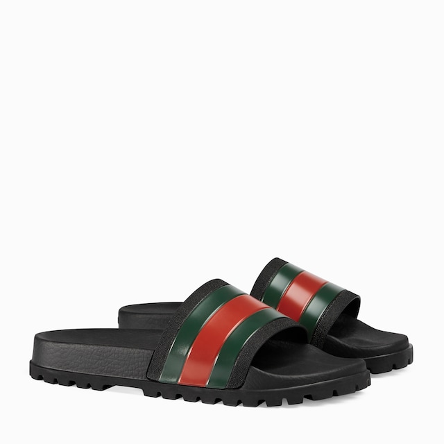 Men's slide sandal with Web