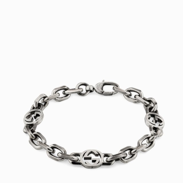 【現行新作品】GUCCI ダイアゴナル インターロッキングG ブレスレット GUCCI - 【現行新作品】GUCCI ダイアゴナル インターロッキングG