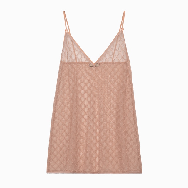 GG tulle lingerie dress