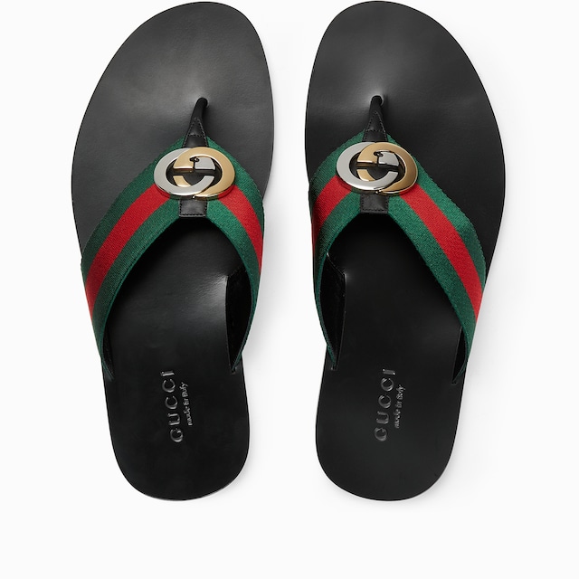Men's thong sandal with Web