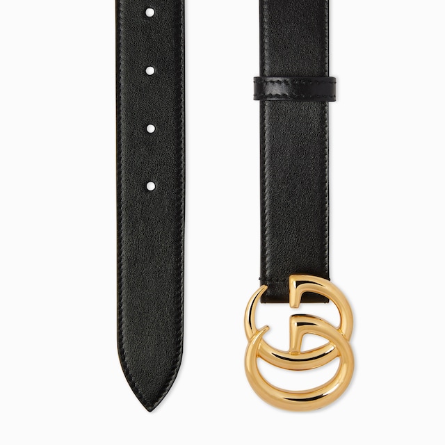 Ceinture GG Marmont avec boucle brillante