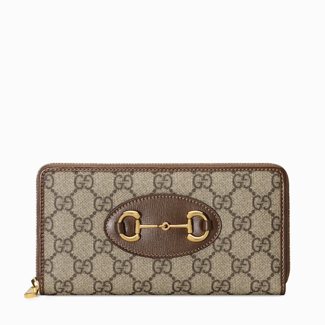 Кошелек Gucci Horsebit 1955 с круговой застежкой-молнией