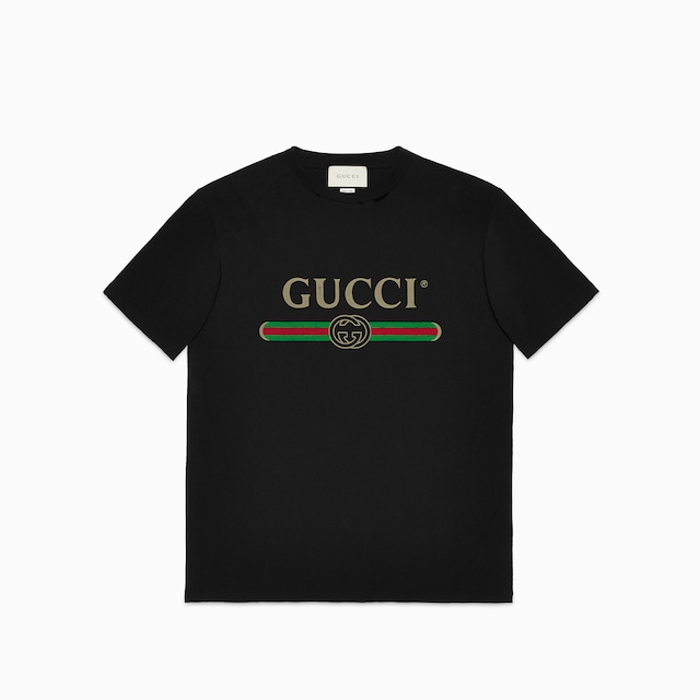 GUCCI ブラック Tシャツ ストライプ袖　ポンチョ風 8077000769123_2.jpg?v=