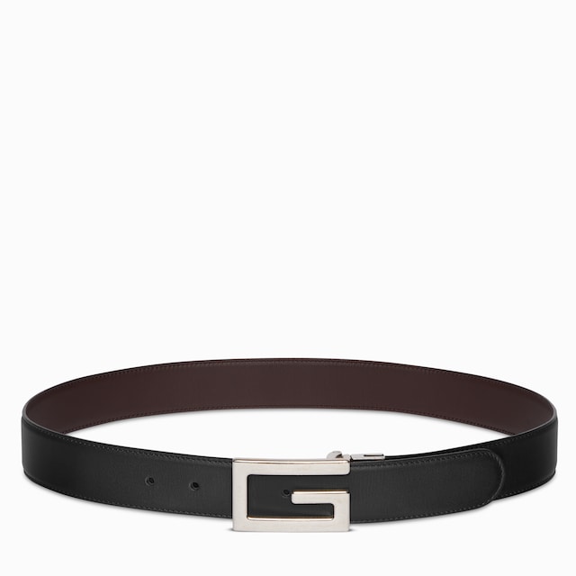Reversible belt with Square G buckle