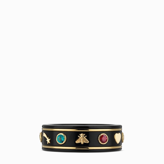 〔アイコン〕オンライン限定 ジェムストーン付き 18K リング