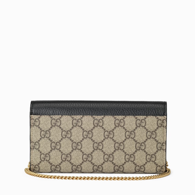 GG Marmont bi-color wallet on chain