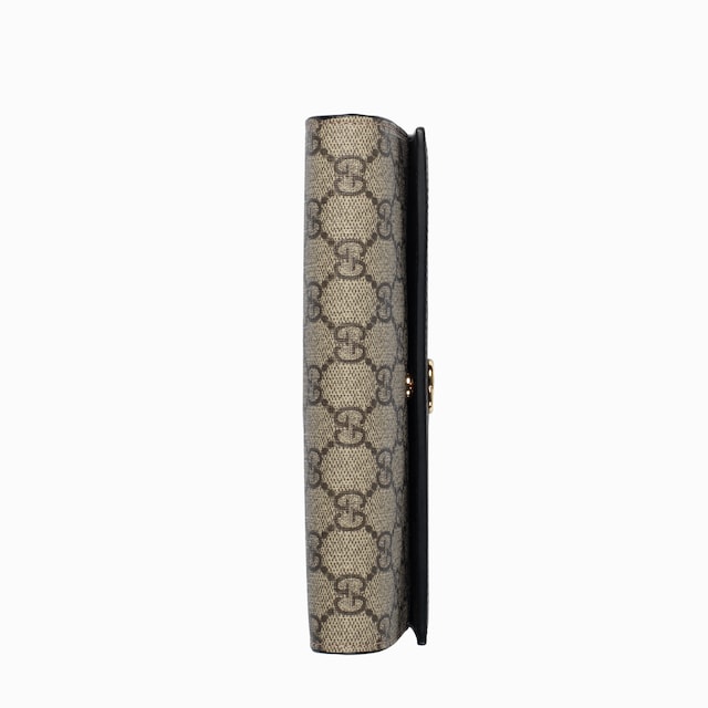 GG Marmont bi-color wallet on chain