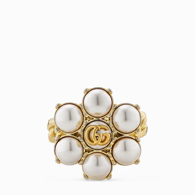 Pearl Double G ring