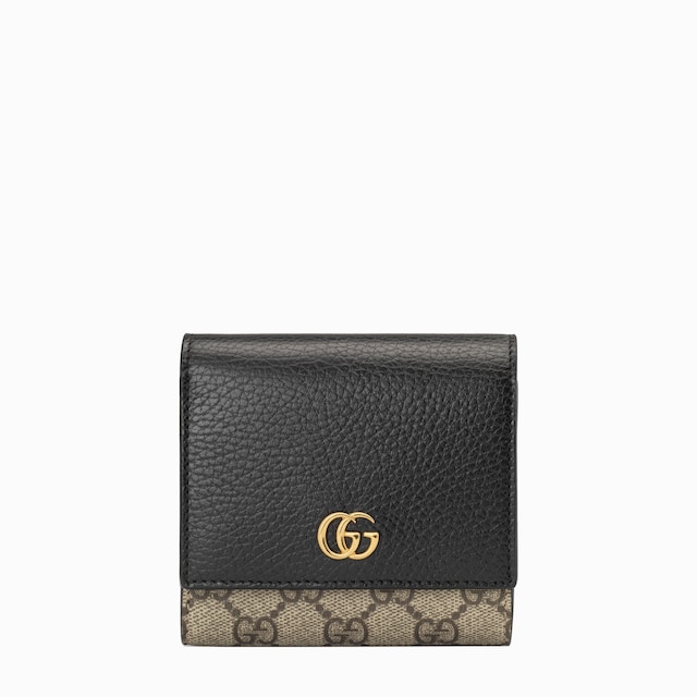 GG Marmont bi-colour medium wallet