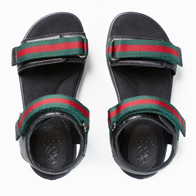 Children's leather sandal with Web