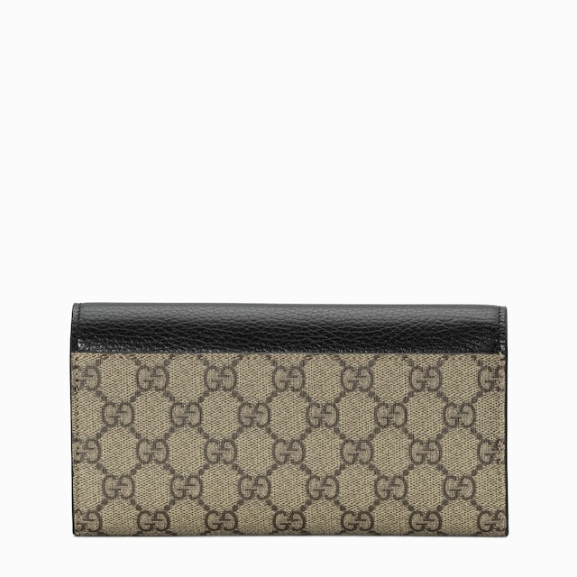 GG Marmont bi-colour continental wallet