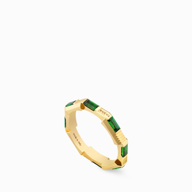Gucci Link to Love tourmaline ring
