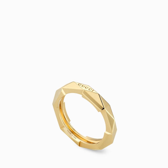 Gucci Link to Love studded ring