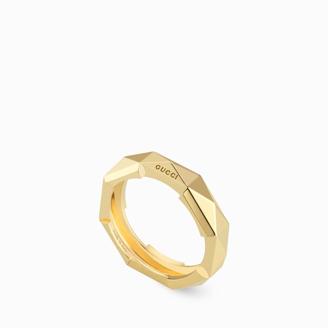 Gucci Link to Love studded ring
