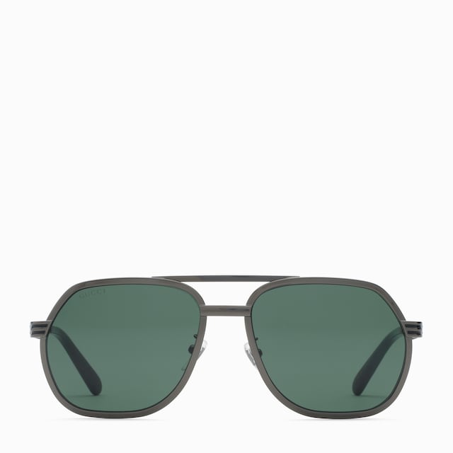 GUCCI アビエーター フレーム サングラス 【関税込】 サングラス（アジアン フィット）ブラック アセテート | GUCCI公式