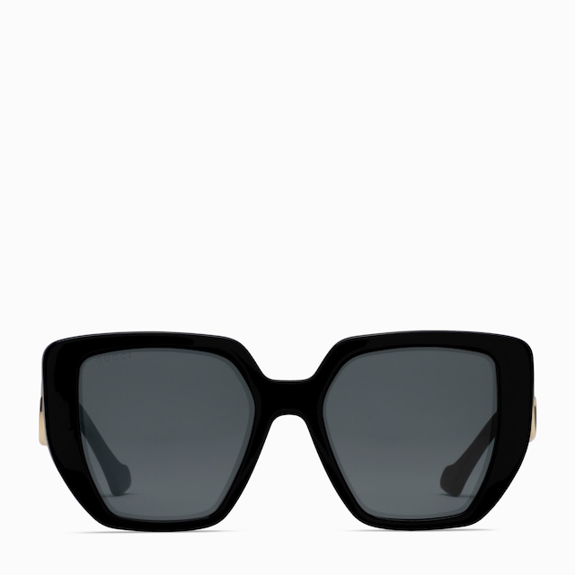 GUCCI スクエアフレムサンクラス GG1828S 003BGRD Rectangular frame sunglasses in black | GUCCI® US