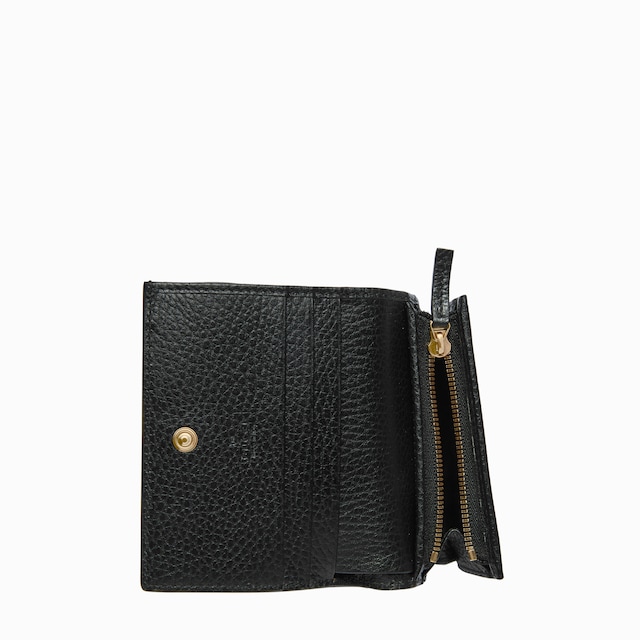 Bi-color GG Marmont card case wallet