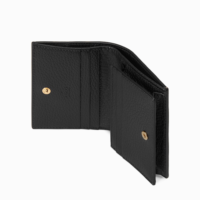 Bi-color GG Marmont card case wallet