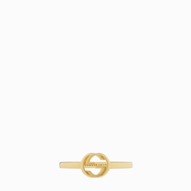 グッチ プラスチックスタッズリング 2wayセット Gucci Link to Love〕スタッズ リング18K ホワイトゴールド