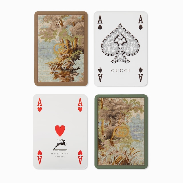 Decorative Poker set with Web and Double G