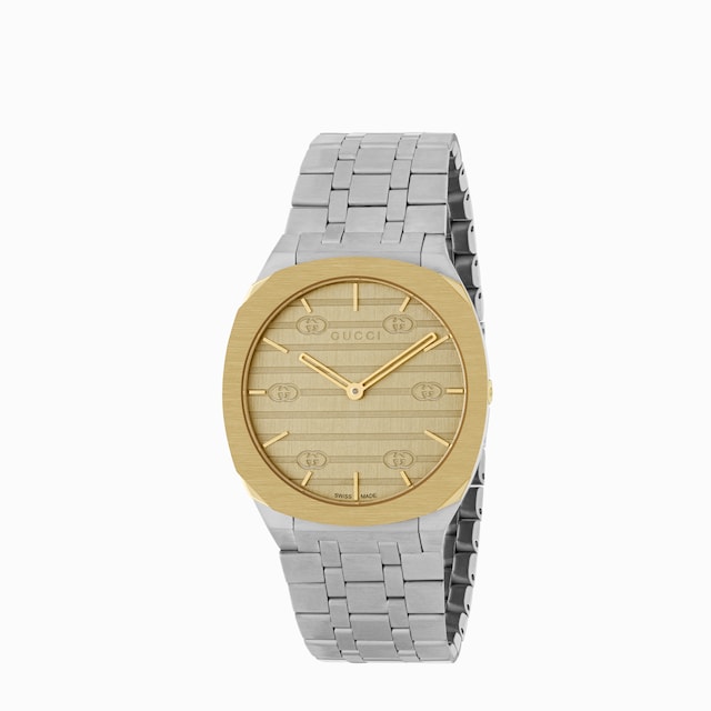 GUCCI 25H watch, 34mm in steel | GUCCI® SG