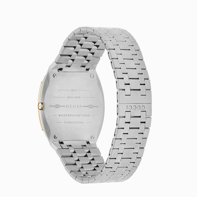 〔GUCCI 25H 〕クオーツ スチール ゴールド ウォッチ 38 mm 