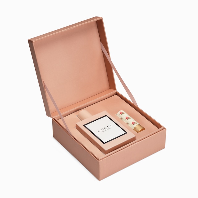Set de belleza de barra de labios y perfume