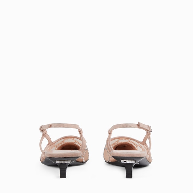 Women's GG crystal slingback pump