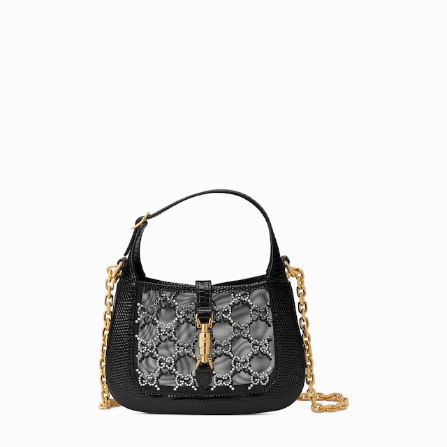 Jackie 1961 mini lizard shoulder bag
