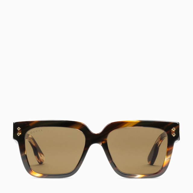 Rectangular frame sunglasses