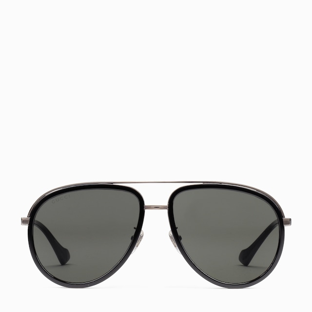 GUCCI アビエーター フレーム サングラス 【関税込】 サングラス（アジアン フィット）ブラック アセテート | GUCCI公式
