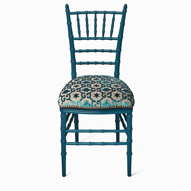 Chiavari Stuhl mit GG Jacquard