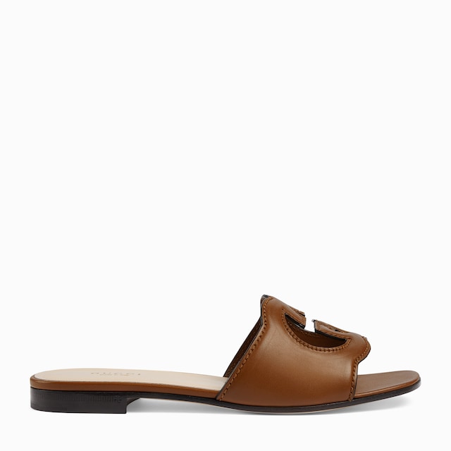 Women's slide sandal with Interlocking G