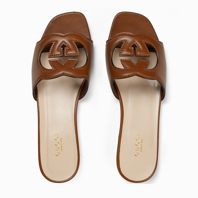 Women's slide sandal with Interlocking G