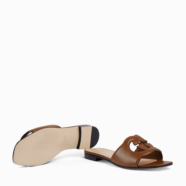 Women's slide sandal with Interlocking G